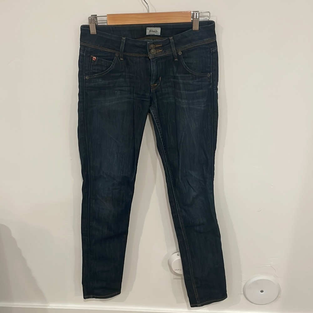 Size 26 dark wash Hudson jeans
